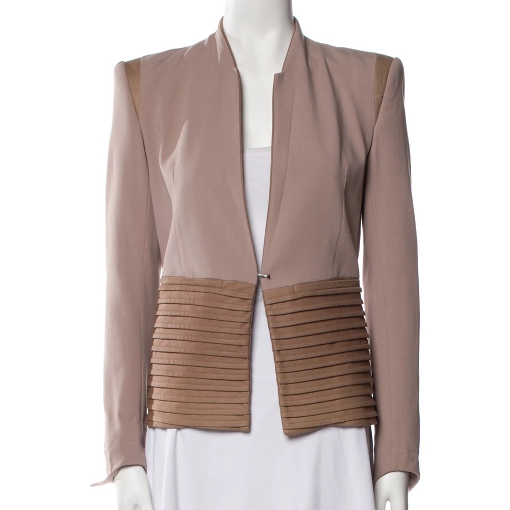 Helmut Lang Tan and Brown Blazer Modern Minimalist Design